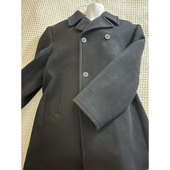 Banana Republic Other - Banana Republic Men's Size XL Black Wool Button Down Coat, Double Breasted